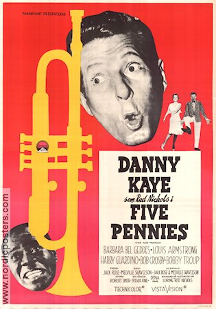 The Five Pennies 1959 poster Danny Kaye Melville Shavelson