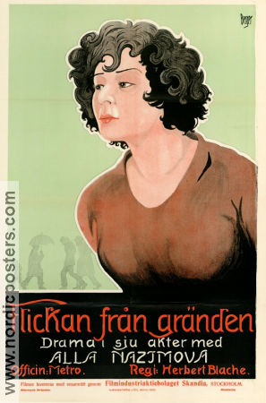 The Brat 1919 movie poster Alla Nazimova Charles Bryant Herbert Blaché