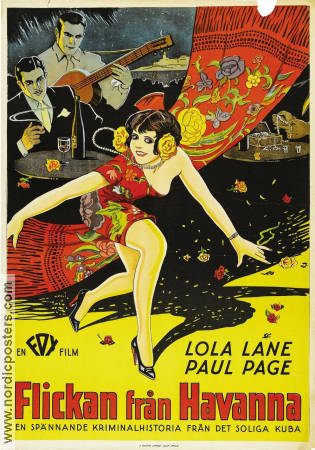 The Girl from Havana 1929 movie poster Lola Lane Paul Page