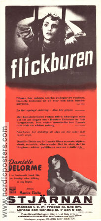 Flickburen 1949 poster Daniele Delorme Jacky Flynt Louise Lagrange Maurice Cloche Damer Poliser