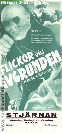 Flickor vid avgrunden 1938 poster Maria Bogda Nora Ney Jadwiga Andrzejewska Emil Chaberski Filmen från: Poland