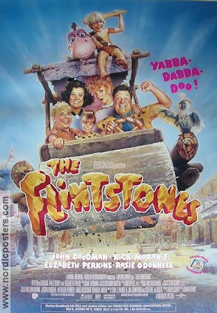 The Flintstones 1994 movie poster John Goodman Kyle MacLachlan Rick Moranis Brian Levant Find more: Familjen Flinta Cars and racing From comics From TV