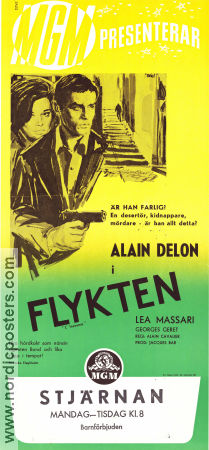 Flykten 1964 poster Alain Delon Lea Massari Georges Géret Alain Cavalier