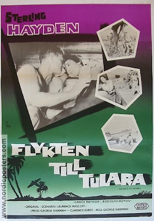 10 Days to Tulara 1959 poster Sterling Hayden
