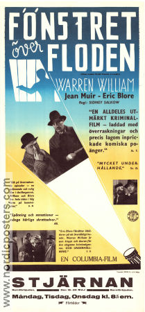 Fönstret över floden 1940 poster Warren William Eric Blore Jean Muir Sidney Salkow