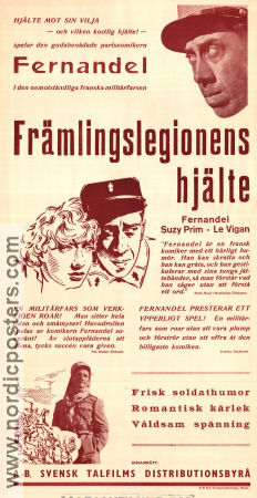 Un de la légion 1936 movie poster Fernandel R0obert Le Vigan Christian-Jaque