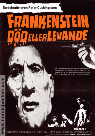 Frankenstein Must be Destroyed 1969 poster Peter Cushing Terence Fisher