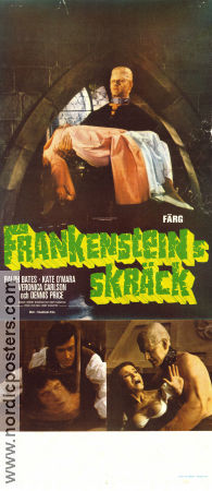 Horror of Frankenstein 1971 poster Ralph Bates Jimmy Sangster