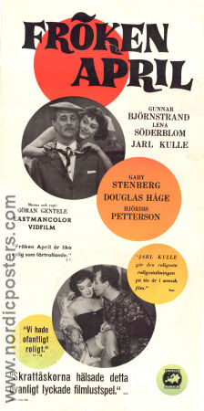 Fröken april 1958 poster Lena Söderblom Göran Gentele