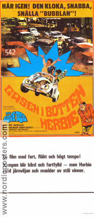 The Love Bug 1968 movie poster Dean Jones Michele Lee David Tomlinson Robert Stevenson Cars and racing Sports