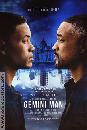 Gemini Man 2019 movie poster Will Smith Mary Elizabeth Winstead Clive Owen Ang Lee