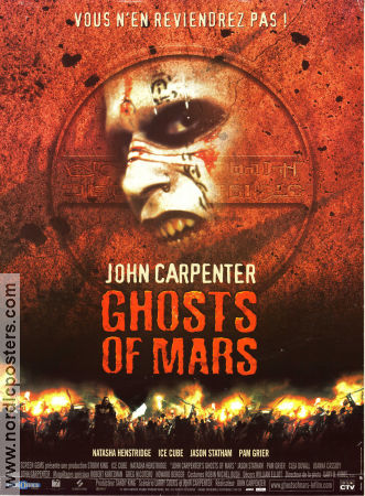 Ghosts of Mars 2001 poster Natasha Henstridge Ice Cube Pam Grier John Carpenter