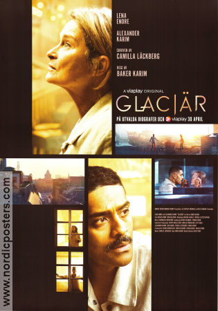 Glacier 2021 movie poster Lena Endre Alexander Karim Baker Karim