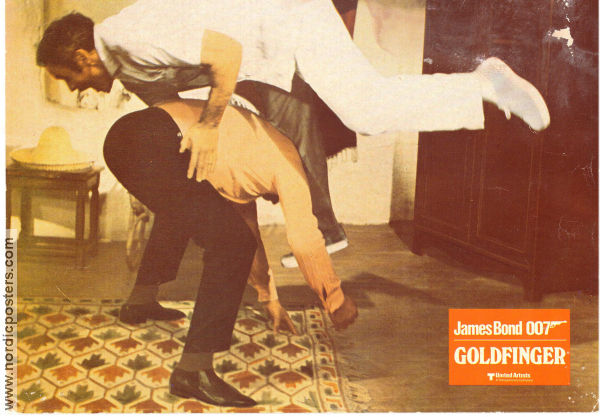Goldfinger 1964 lobby card set Sean Connery Guy Hamilton