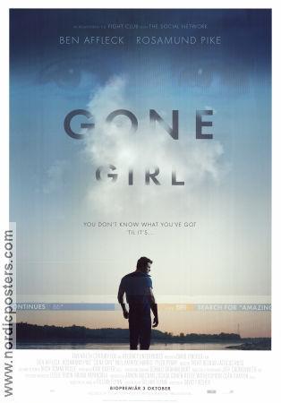 Gone Girl 2014 poster Ben Affleck David Fincher
