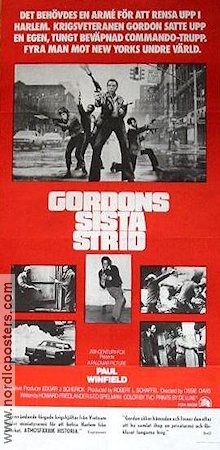Gordons sista strid 1974 movie poster Paul Winfield Black Cast