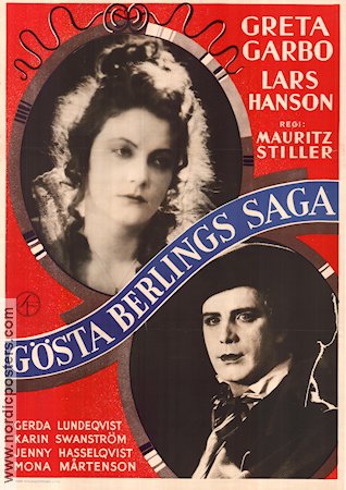 The Atonement of Gosta Berling 1924 poster Greta Garbo Mauritz Stiller