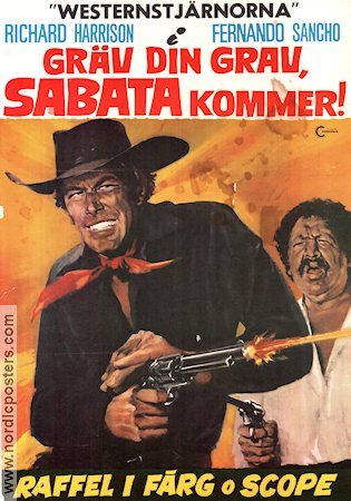 Abre tu fosa amigo llega Sabata 1971 poster Richard Harrison Juan Bosch