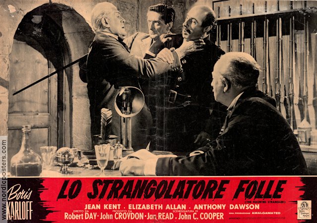 Grip of the Strangler 1958 poster Boris Karloff Robert Day