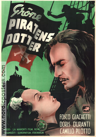 La figlia del corsaro verde 1940 movie poster Doris Duranti Fosco Giachetti Enrico Guazzoni