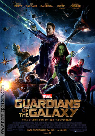 Guardians of the Galaxy 2014 poster Chris Pratt James Gunn