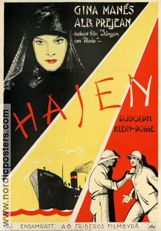 Le requin 1930 movie poster Albert Préjean Gina Manés Henri Chomette