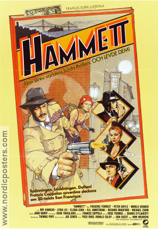Hammett 1982 poster Frederic Forrest Wim Wenders