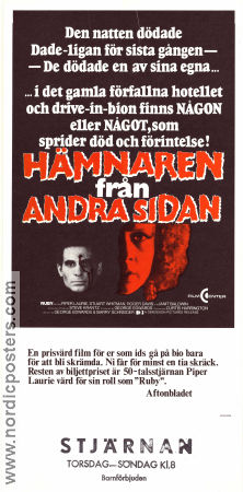 Hämnaren från andra sidan 1977 poster Piper Laurie Stuart Whitman Roger Davis Curtis Harrington