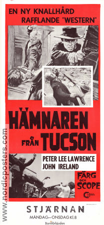 Hämnaren från Tucson 1968 poster Peter Lee Lawrence John Ireland Gloria Osuna Umberto Lenzi