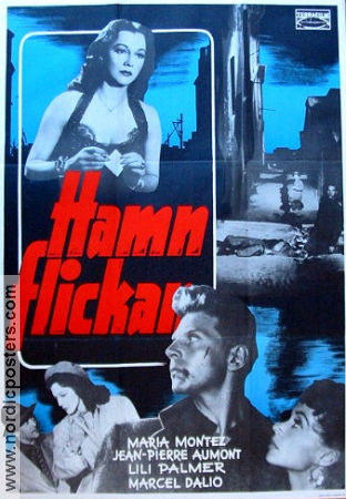 Hans le Marin 1949 movie poster Maria Montez Jean-Pierre Aumont Lilli Palmer Francois Villiers