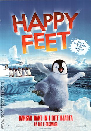 Happy Feet 2006 poster Elijah Wood George Miller