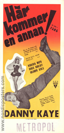 Här kommer en annan 1947 poster Danny Kaye Virginia Mayo Boris Karloff Norman Z McLeod