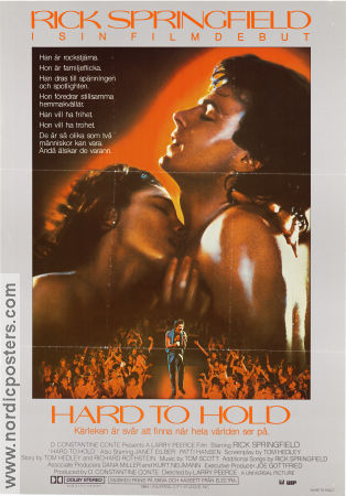 Hard to Hold 1984 poster Rick Springfield Larry Peerce