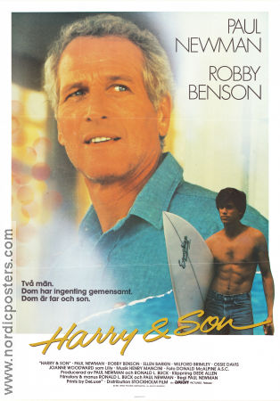 Harry and Son 1984 movie poster Robby Benson Ellen Barkin Wilford Brimley Paul Newman