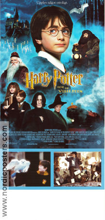 Harry Potter and the Sorcerer´s Stone 2001 movie poster Daniel Radcliffe Alan Rickman Chris Columbus Writer: J K Rowling
