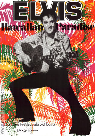 Paradise Hawaiian Style 1966 movie poster Elvis Presley Suzanna Leigh James Shigeta Michael D Moore Musicals