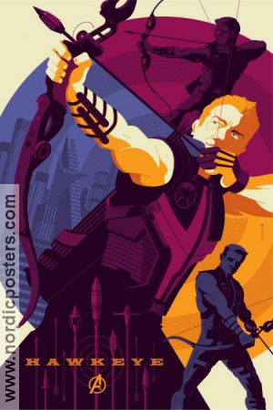Limited litho HAWKEYE No 69 of 220 2012 poster 