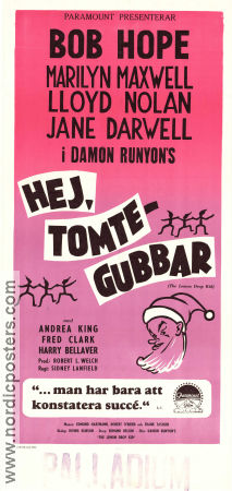 Hej tomtegubbar 1951 poster Bob Hope Marilyn Maxwell Lloyd Nolan Sidney Lanfield Helger