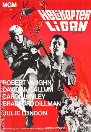 Helicopter Spies 1968 movie poster Robert Vaughn David McCallum Carol Lynley Boris Sagal Find more: Man From UNCLE