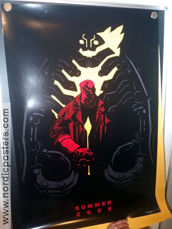 Limited edition Hellboy II Summer 2008 No 1535 of 2008 San Diego Comic Con Signed 2008 poster Find more: Comics Poster artwork: Mike Mignola
