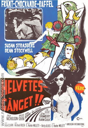 Helvetesgänget 1968 poster Susan Strasberg Dean Stockwell Jack Nicholson Richard Rush