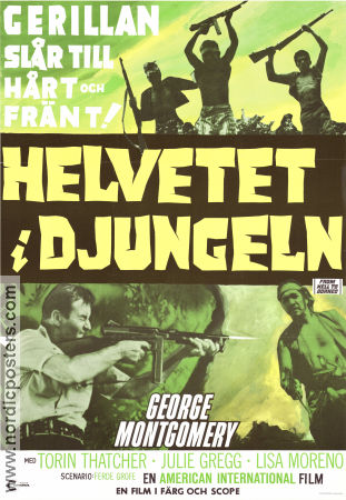 Hell of Borneo 1967 poster Julie Gregg George Montgomery
