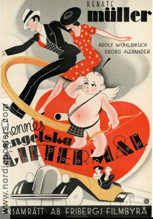 Die englishe Heirat 1934 poster Renate Müller Reinhold Schünzel