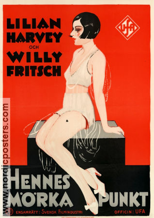 Ihr dunkler Punkt 1929 movie poster Willy Fritsch Lilian Harvey Johannes Guter
