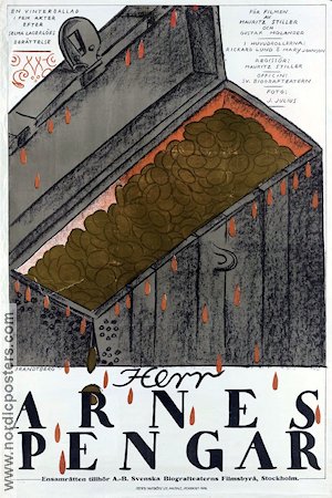 Herr Arnes pengar 1919 movie poster Mauritz Stiller Writer: Selma Lagerlöf