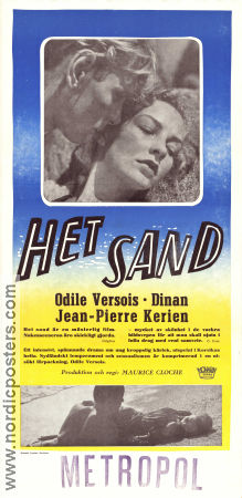 Het sand 1952 poster Odile Versois Jean-Pierre Kérien Albert Dinan Maurice Cloche