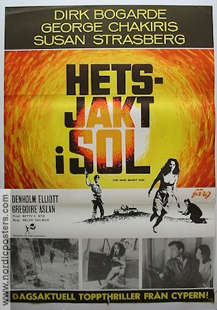 The High Bright Sun 1965 movie poster Dirk Bogarde Susan Strasberg