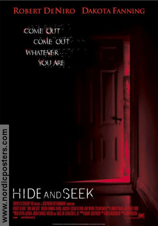 Hide and Seek 2004 movie poster Robert De Niro Dakota Fanning Famke Janssen John Polson