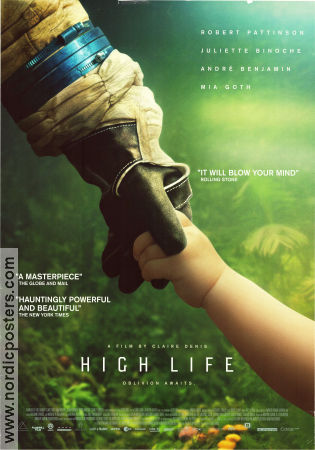High Life 2018 movie poster Robert Pattinson Juliette Binoche André 3000 Claire Denis