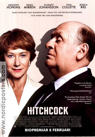 Hitchcock 2012 movie poster Anthony Hopkins Helen Mirren Sacha Gervasi